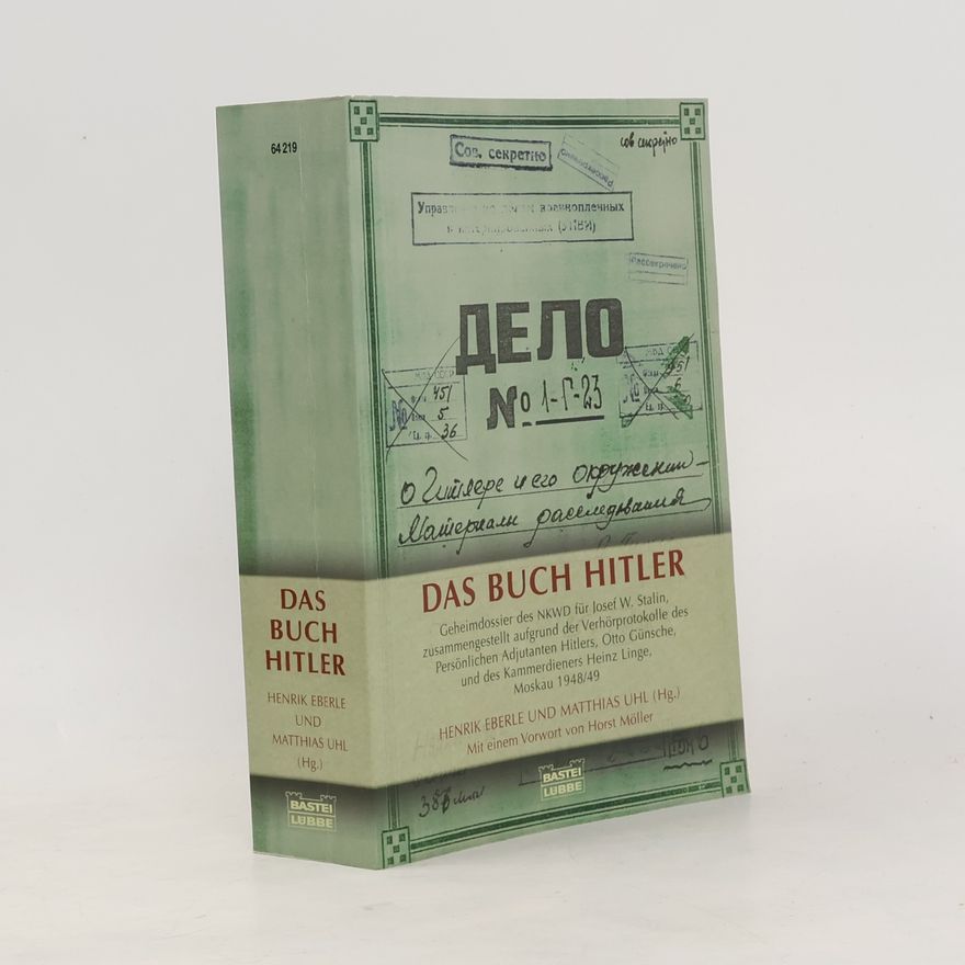 Henrik Eberle Das Buch Hitler