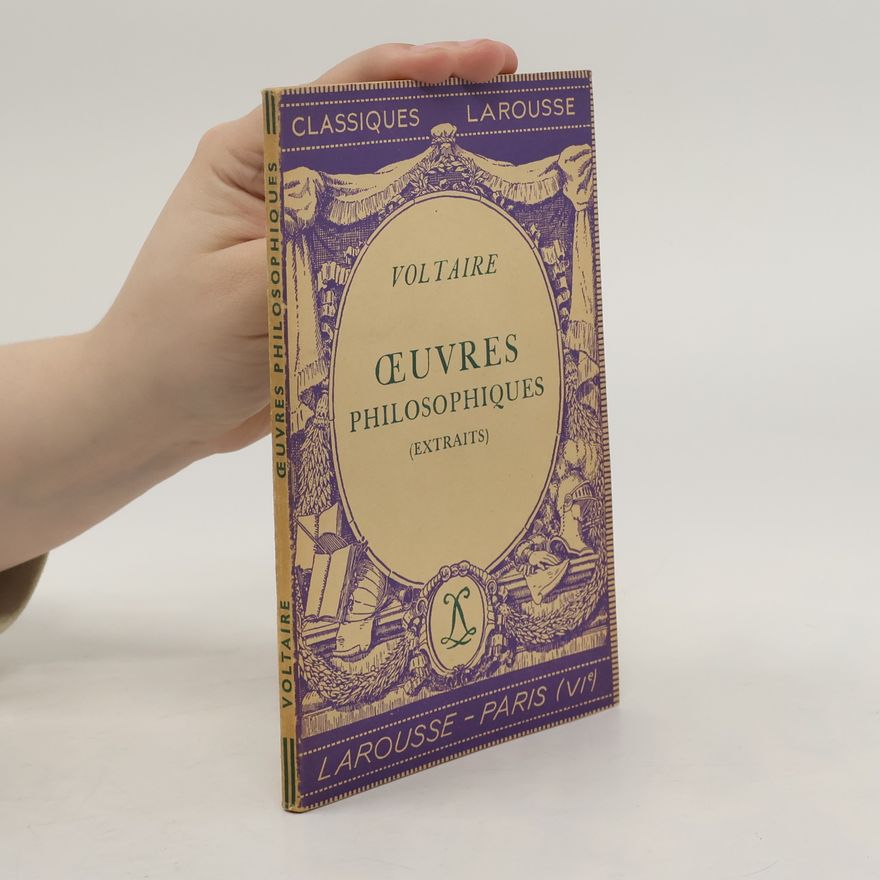 Voltaire Œuvres philosophiques