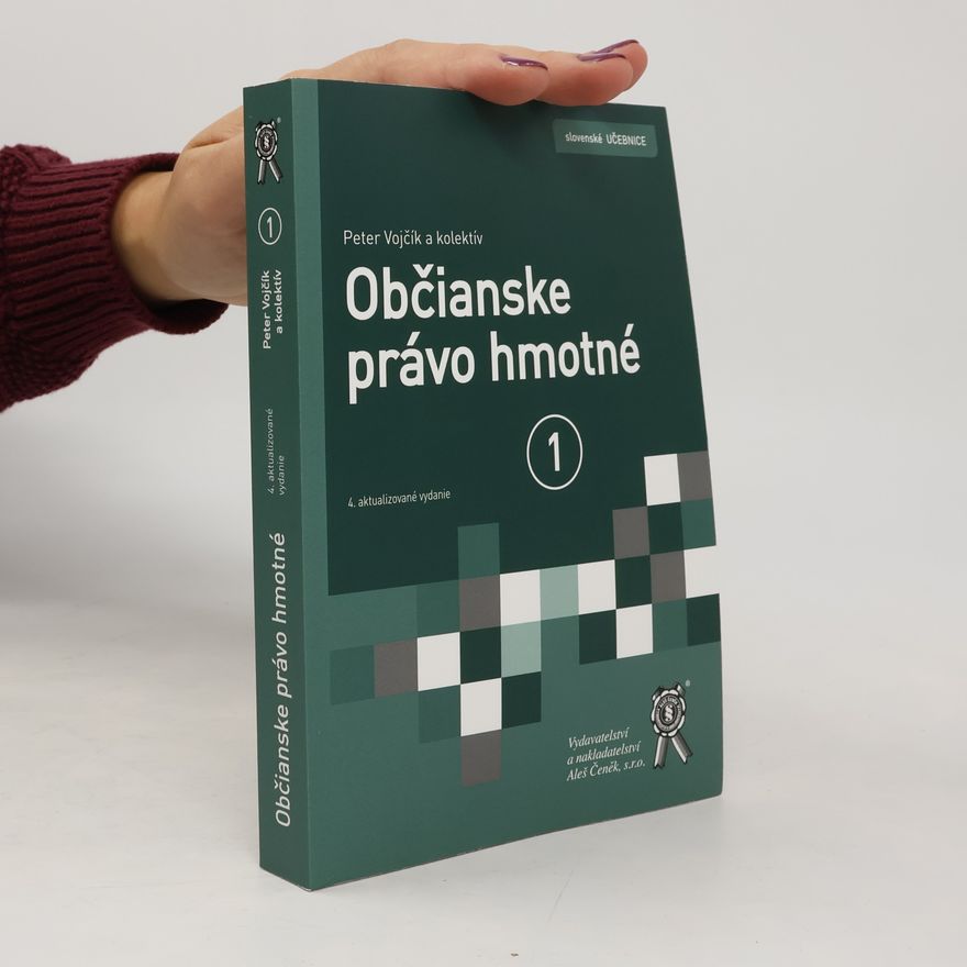 Peter Vojčík Občianske právo hmotné 1