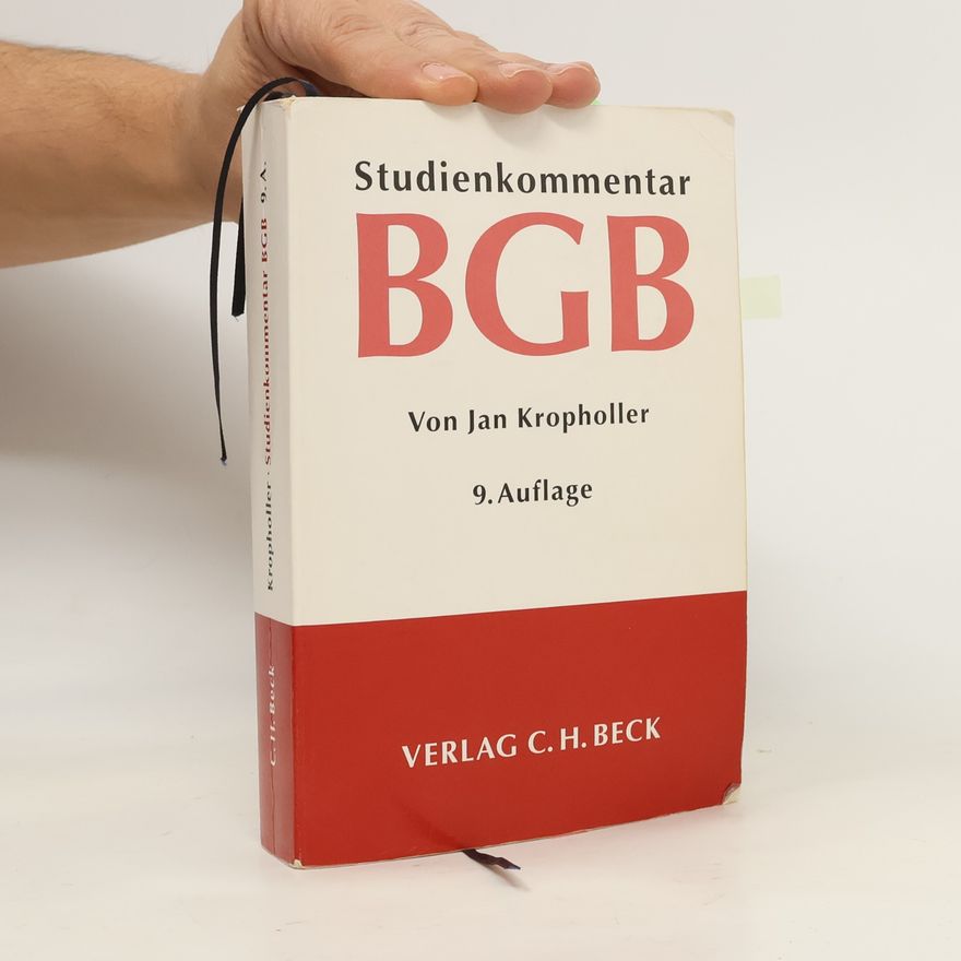 Jan Kropholler Studienkommentar BGB