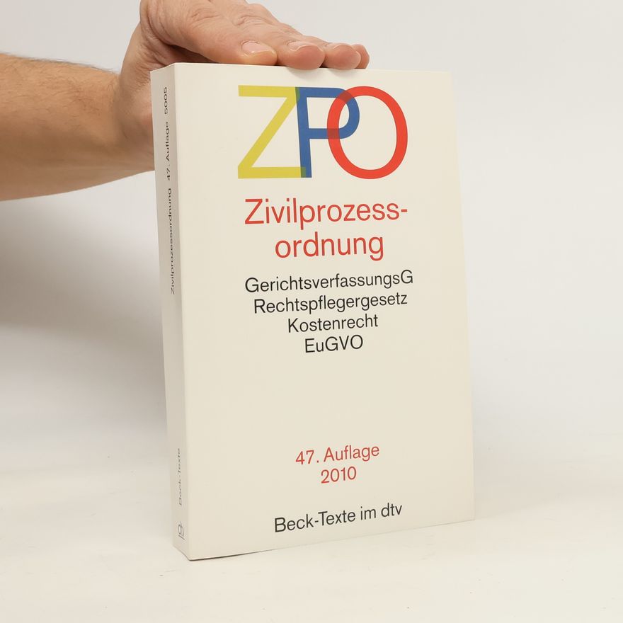 Peter Gottwald ZPO Zivilprozessordnung