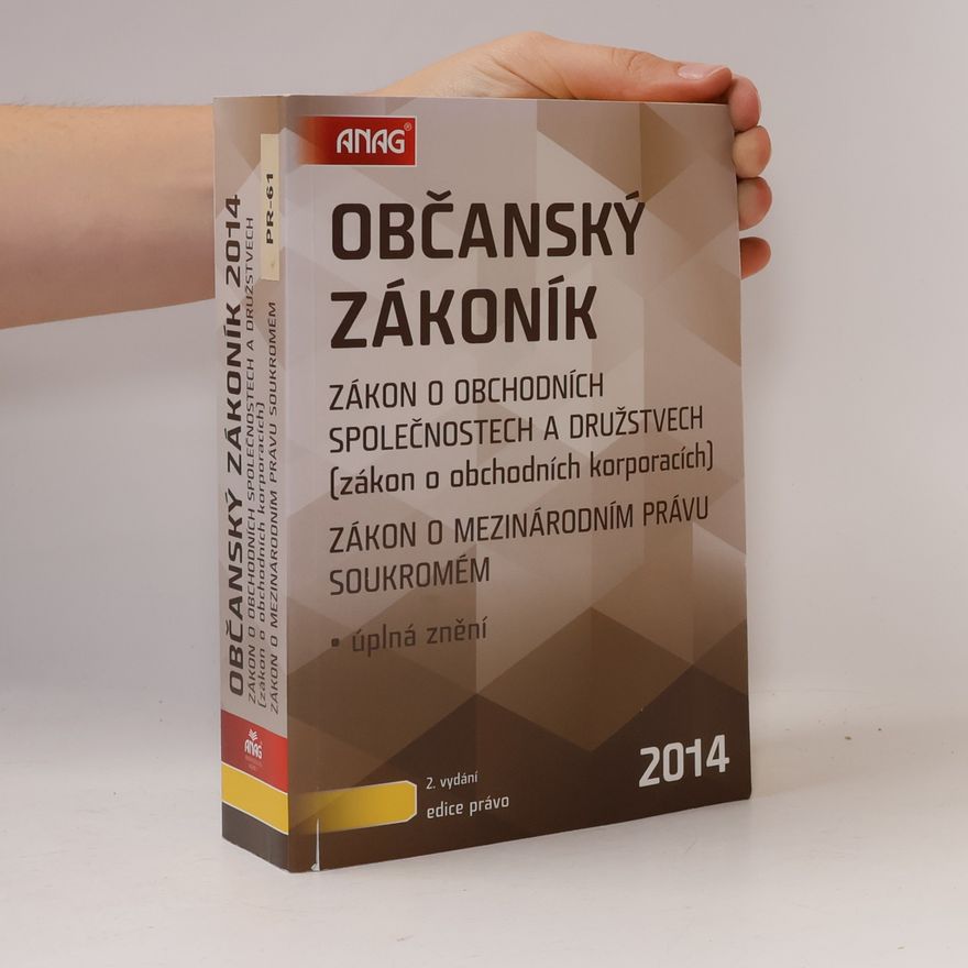 Collectif d'auteurs Občanský zákoník 2014