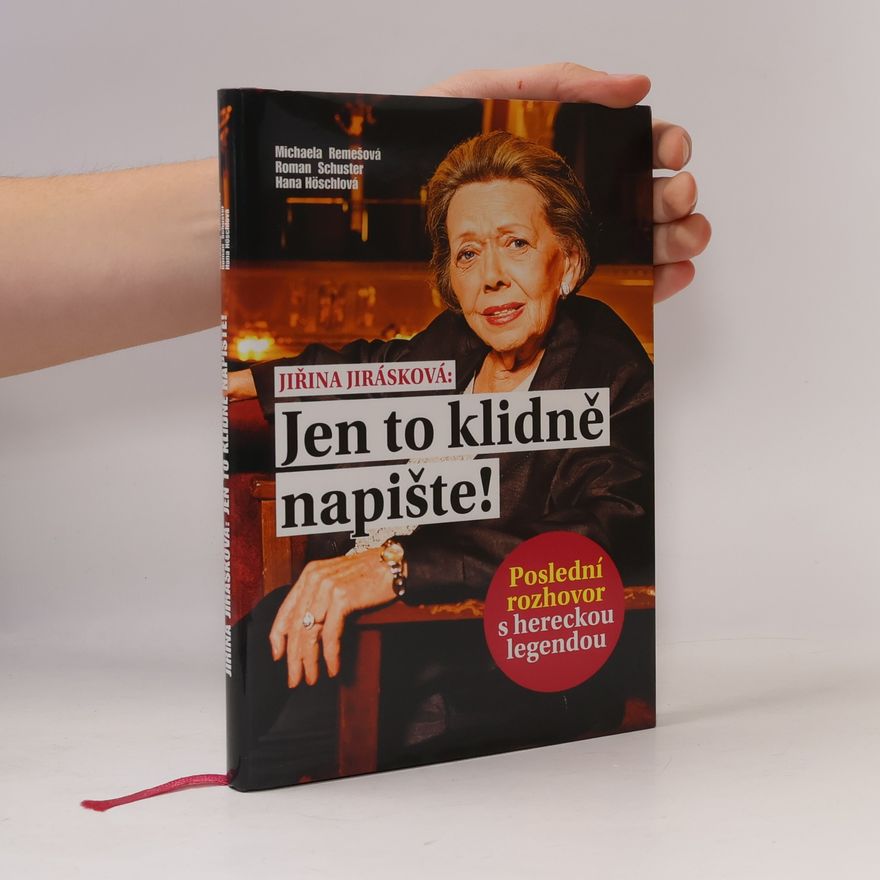 Roman Schuster Jiřina Jirásková. Jen to klidně napište!