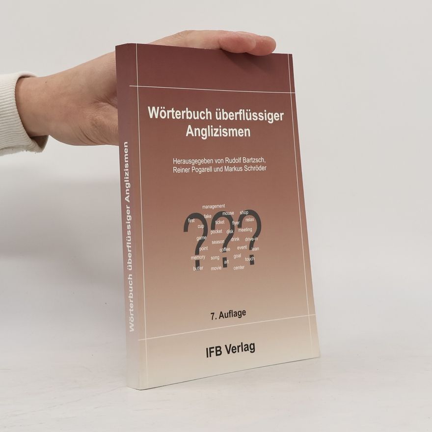 Rudolf Bartzsch Wörterbuch überflüssiger Anglizismen