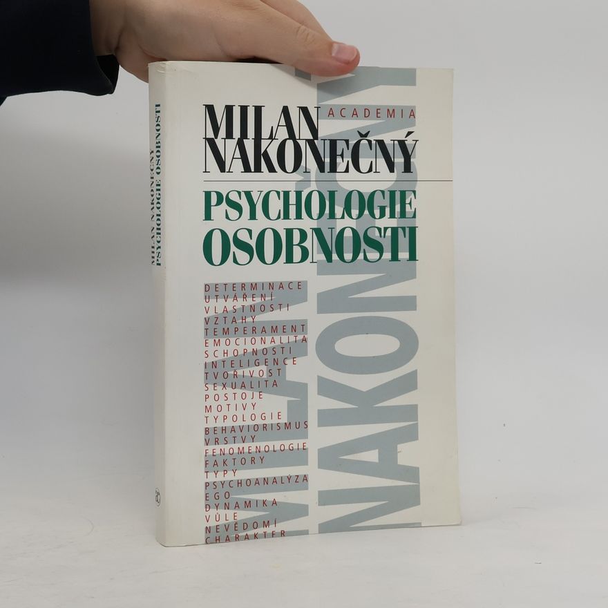 Milan Nakonečný Psychologie osobnosti