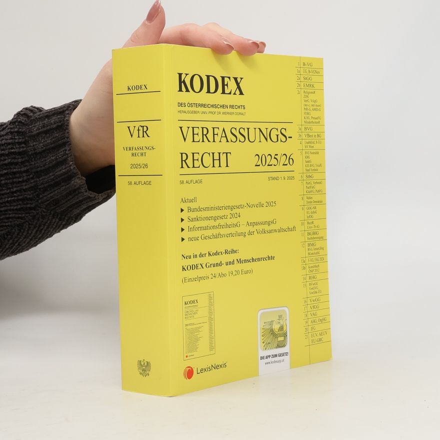 Werner Doralt Kodex Verfassungsrecht - 58. Auflage - inkl. App