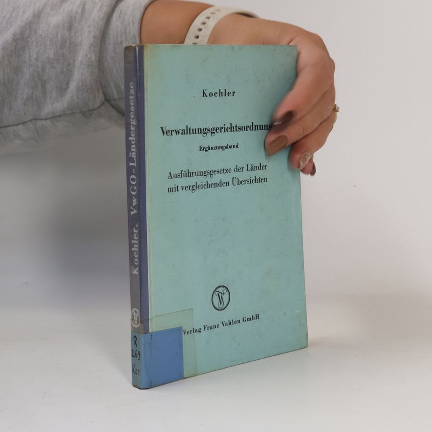 Alexander W. Köhler Verwaltungsgerichtsordnung. Ergänzungsband