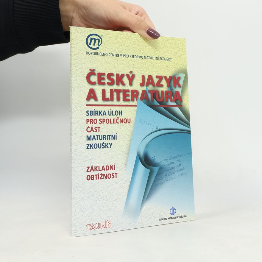 Pavla Tomíčková Český jazyk a literatura: Základní obtížnost