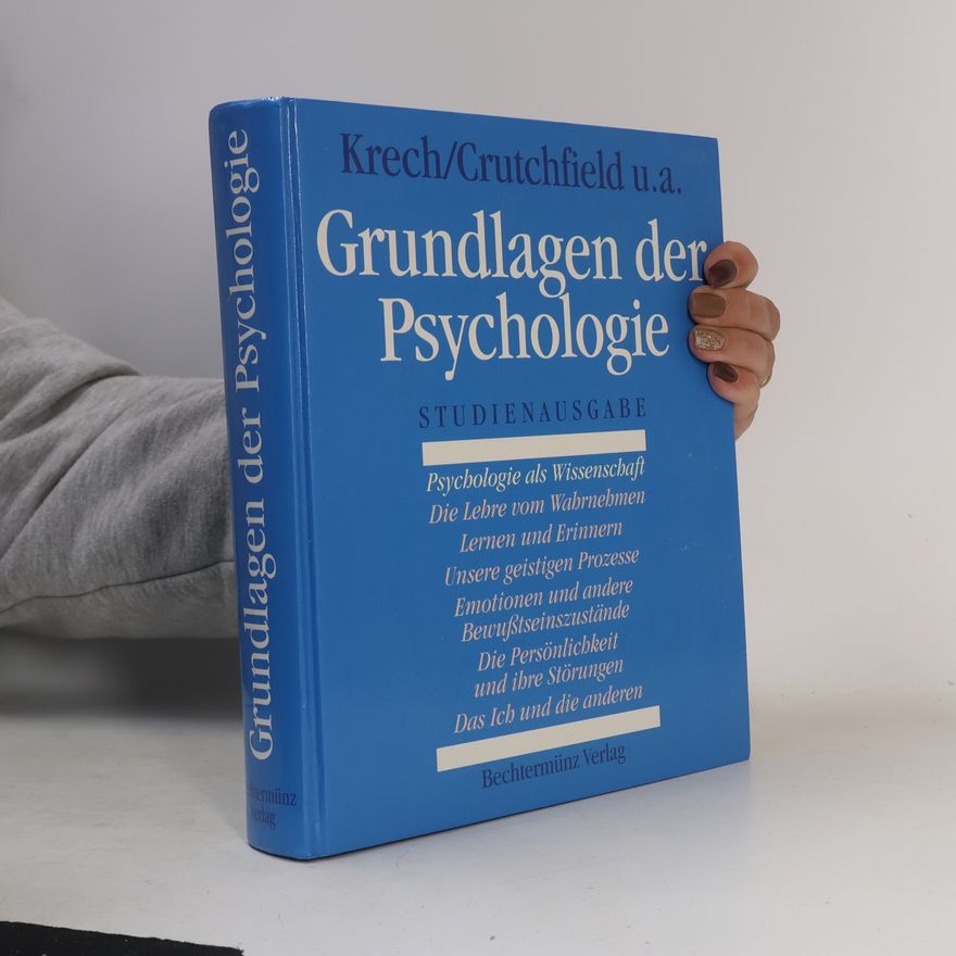 David Krech Grundlagen der Psychologie
