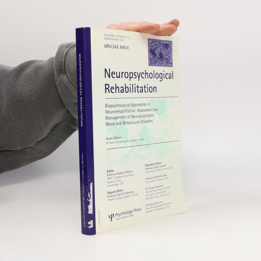 Various authors Neuropsychological Rehabilitation. Volume 13.