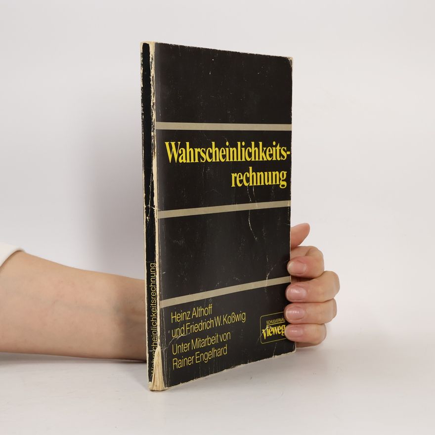 Friedrich W. Koßwig Wahrscheinlichkeitsrechnung für Grundkurse