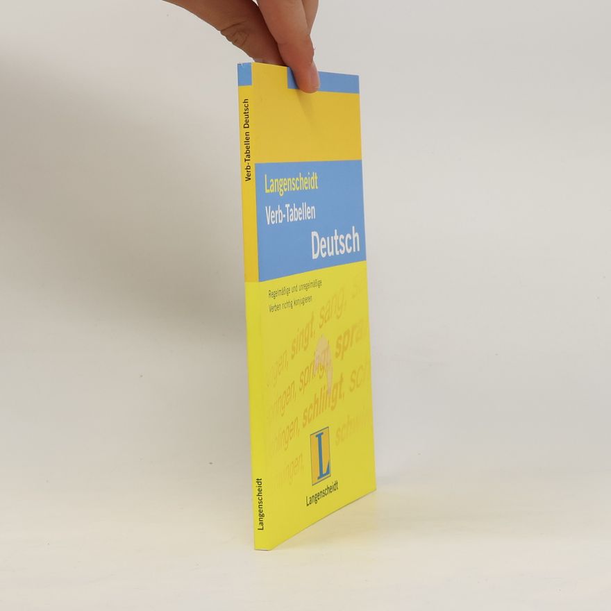 Autorenkollektiv Langenscheidt Verb-Tabellen Deutsch