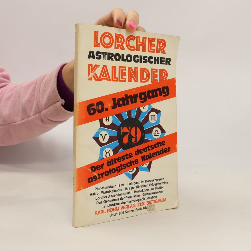 Alexander von Prónay Lorcher Astrologischer Kalender