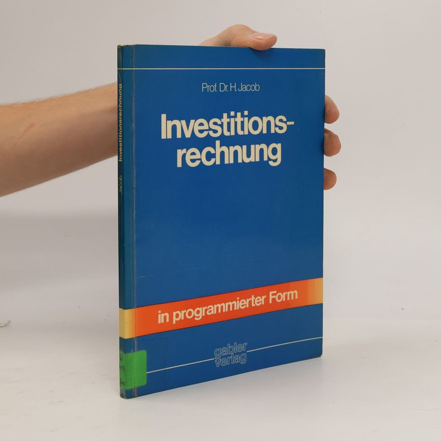 Herbert Jacob Investitionsrechnung