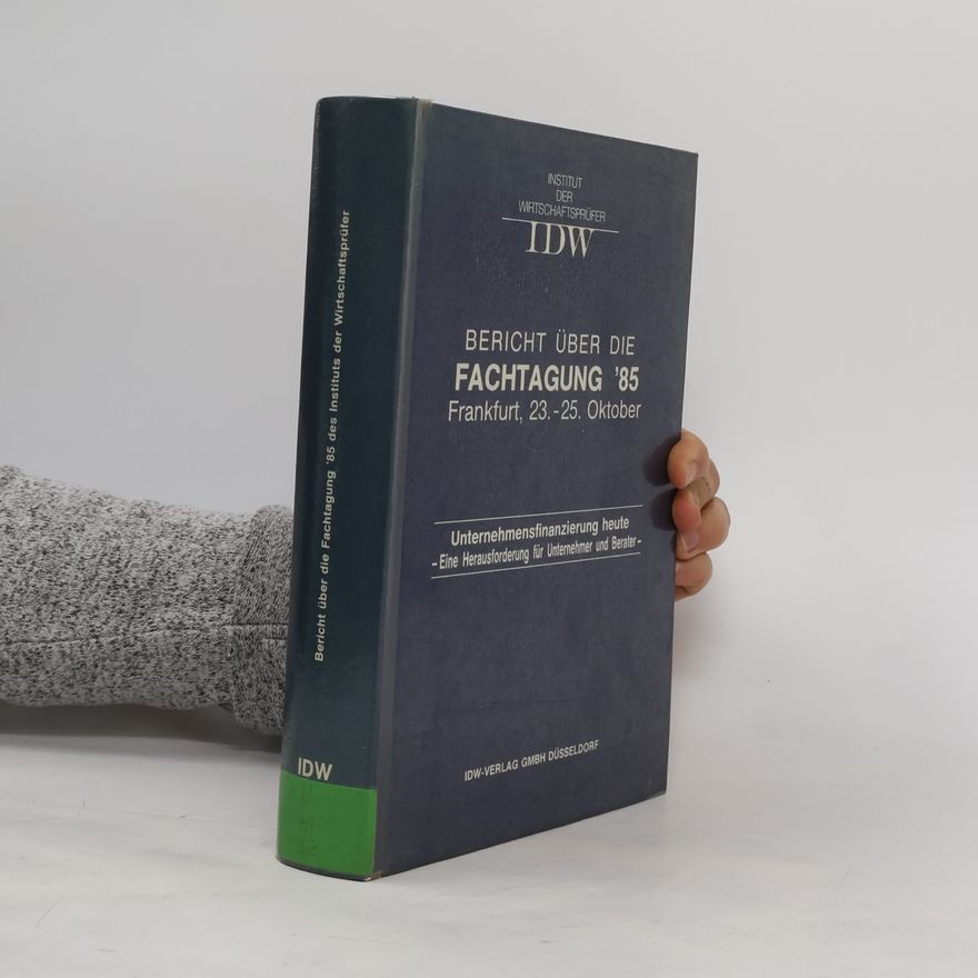 Various authors Bericht über die Fachtagung '85