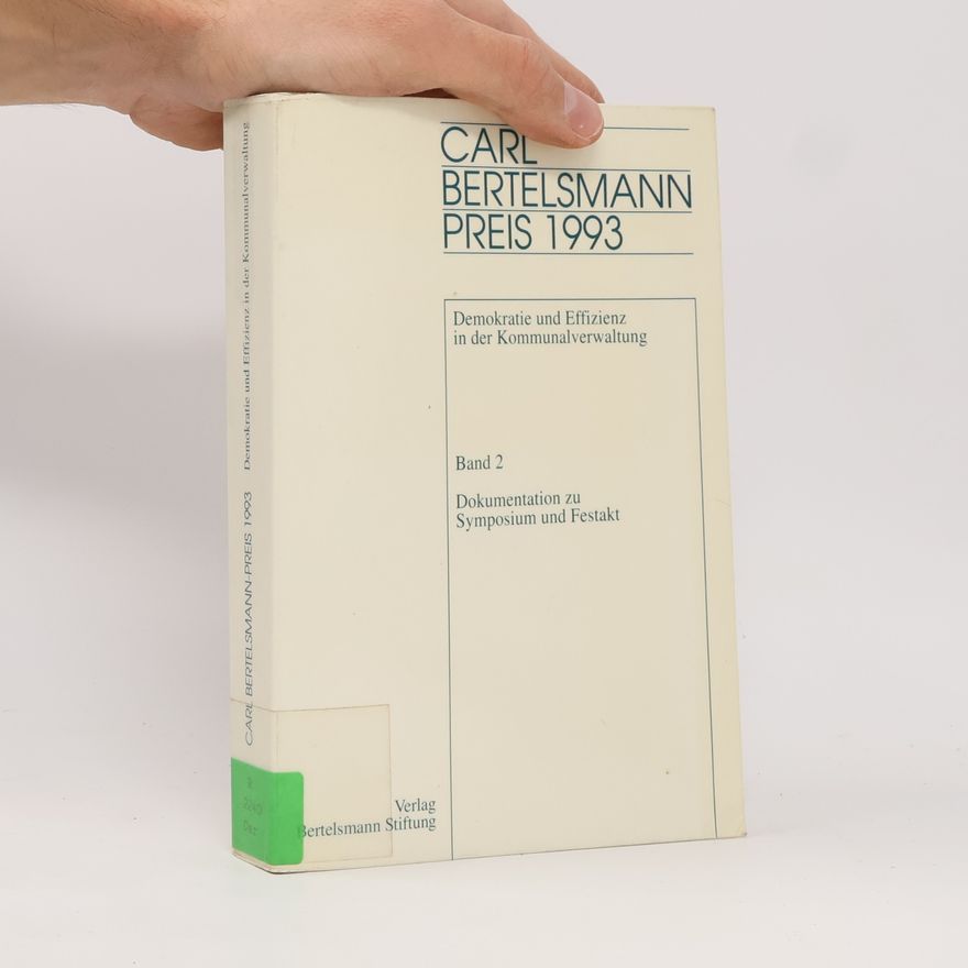 Autorenkollektiv Carl Bertelsmann Preis 1993. Band 1