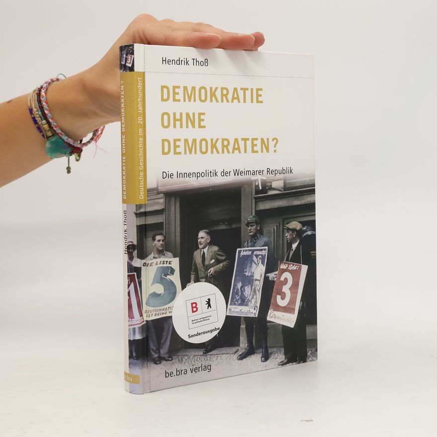 Hendrik Thoß Demokratie ohne Demokraten?