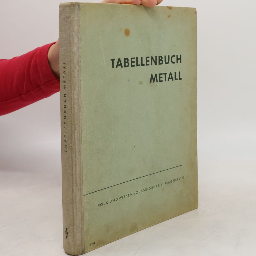Autorenkollektiv Tabellenbuch Metall