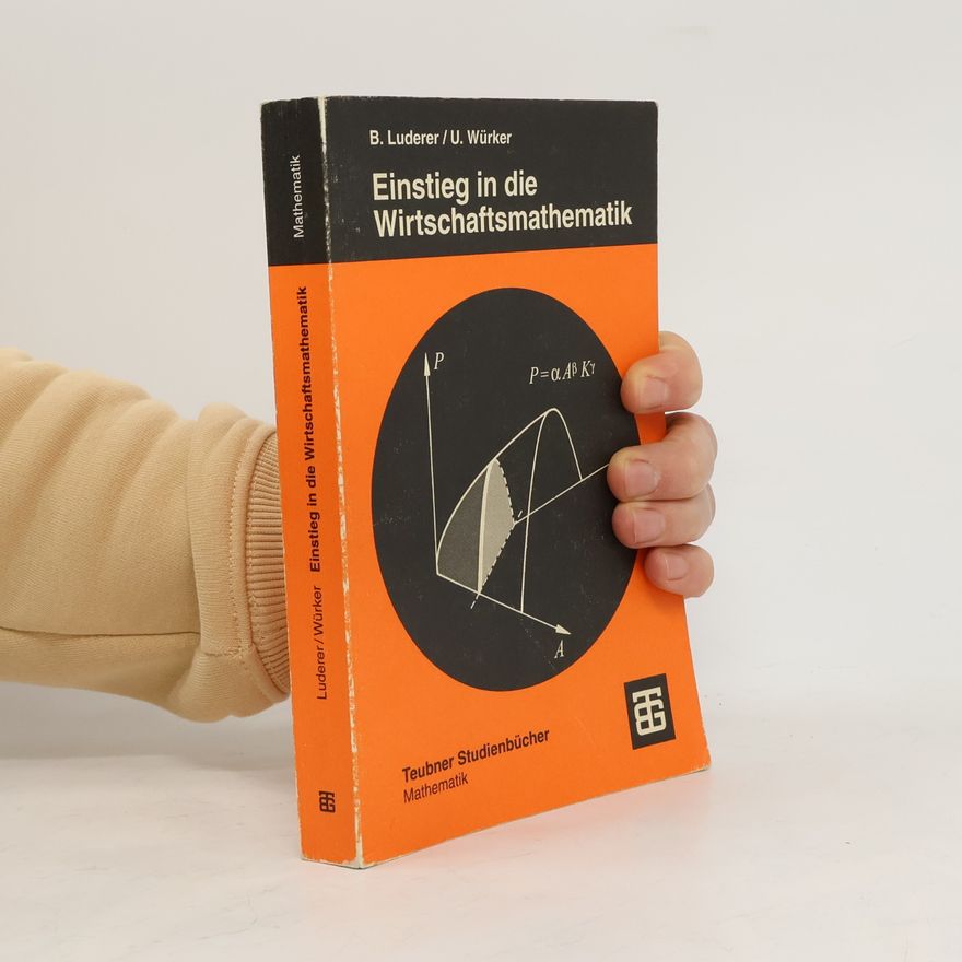 Bernd Luderer Einstieg in die Wirtschaftsmathematik
