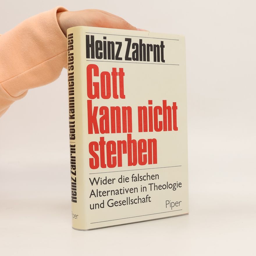 Heinz Zahrnt Gott kann nicht sterben