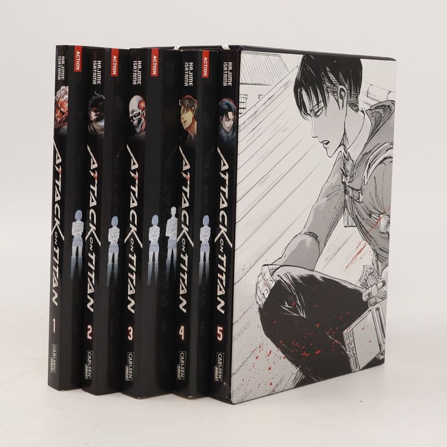 Hajime Isayama Attack on Titan. Box 1-5