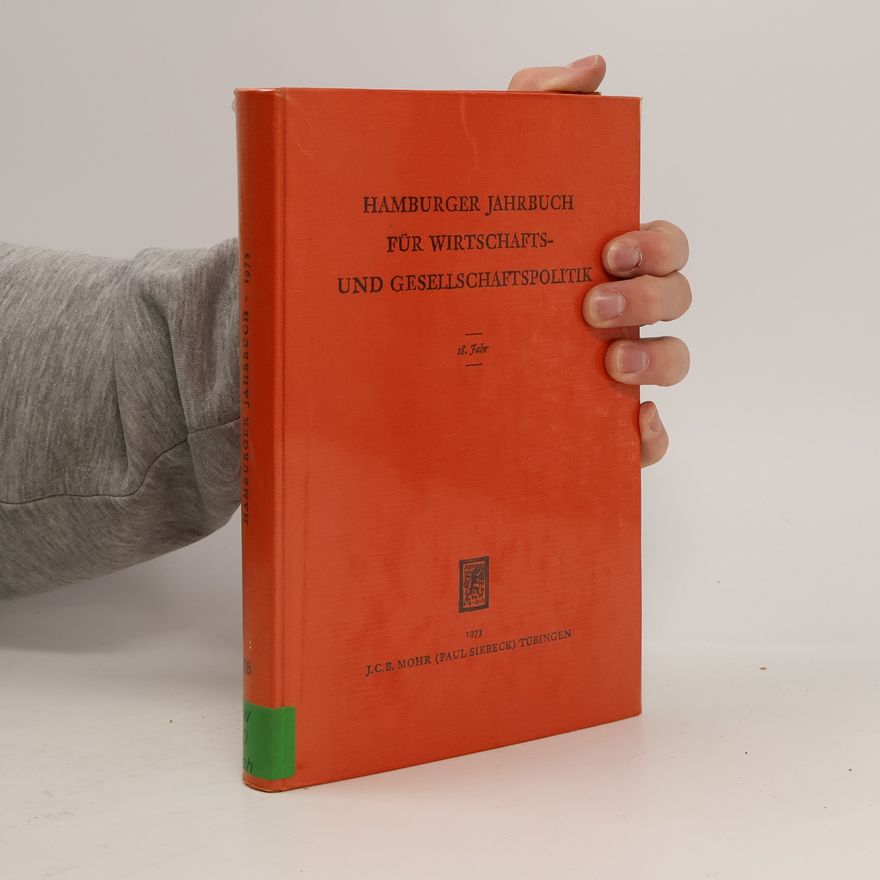 Autorenkollektiv Hamburger Jahrbuch für Wirtschafts- und Gesellschaftspolitik 18. Jahr
