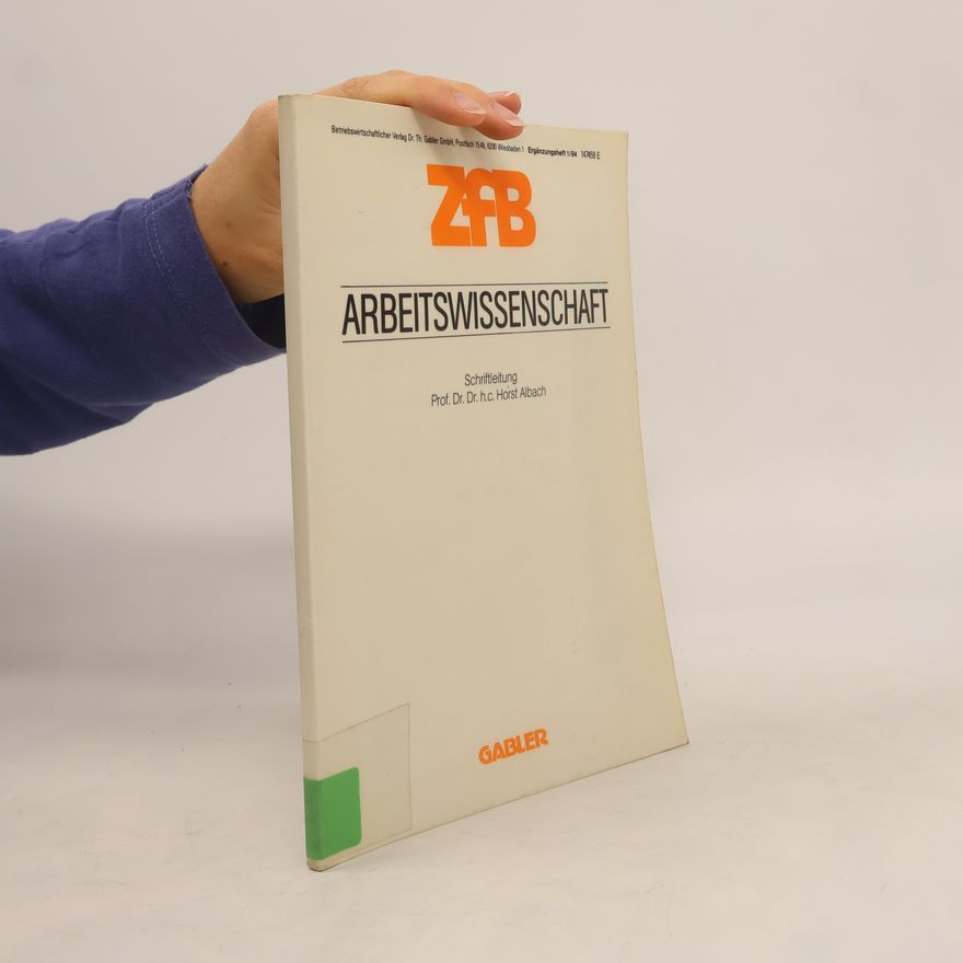 Horst Albach ZfB Arbeitswissenschaft