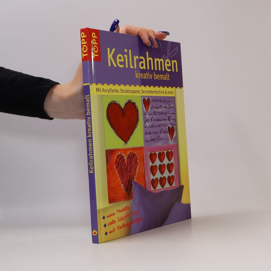 Barbara Huber Keilrahmen kreativ bemalt