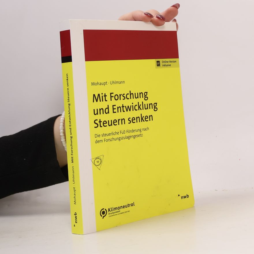 Annette Mohaupt Mit Forschung und Entwicklung Steuern senken