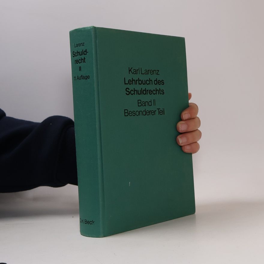 Karl Larenz Lehrbuch des Schuldrechts