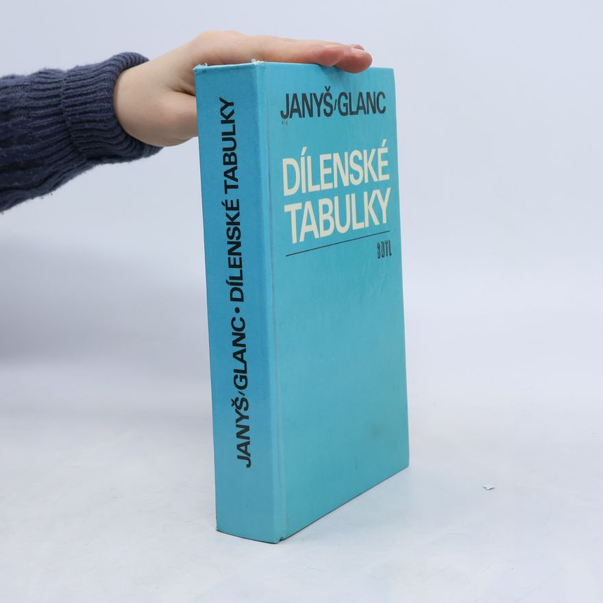 František Glanc Dílenské tabulky