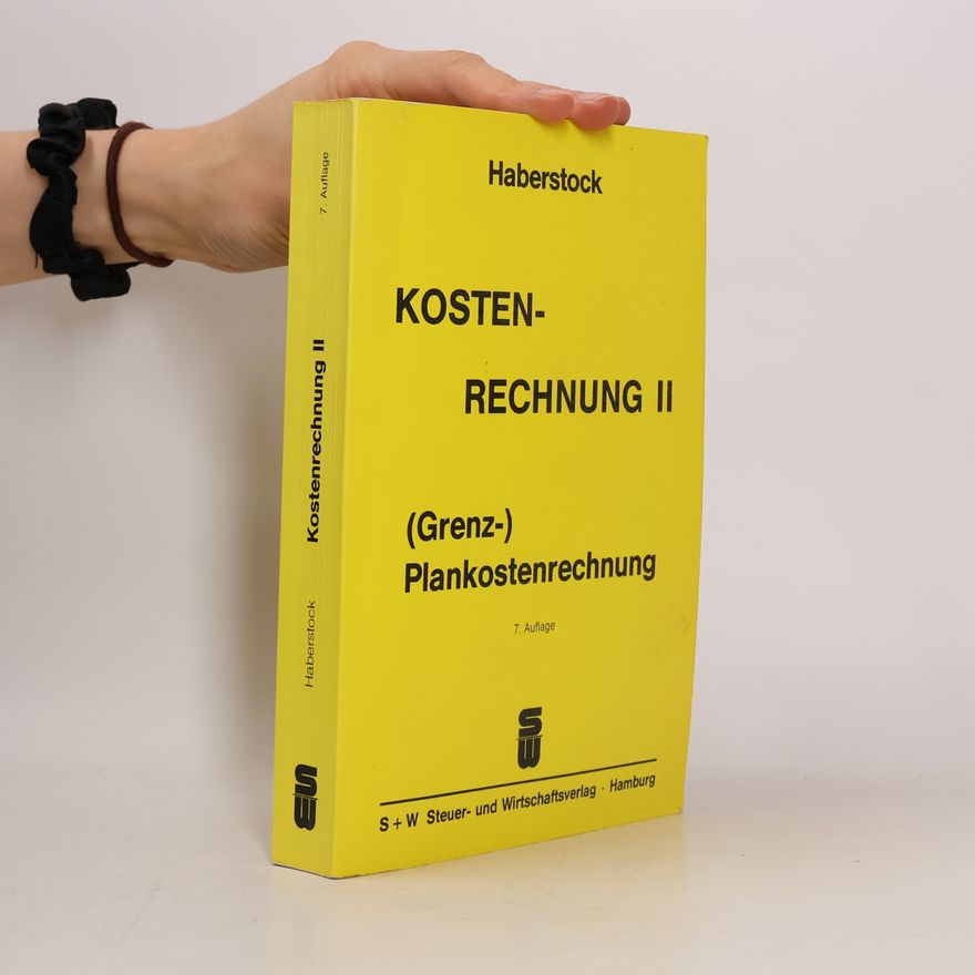 Lothar Haberstock Kostenrechnung II