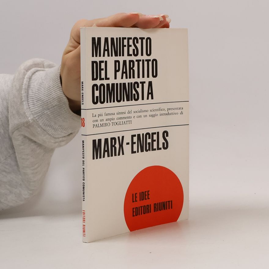 Karl Marx Manifesto del partito comunista