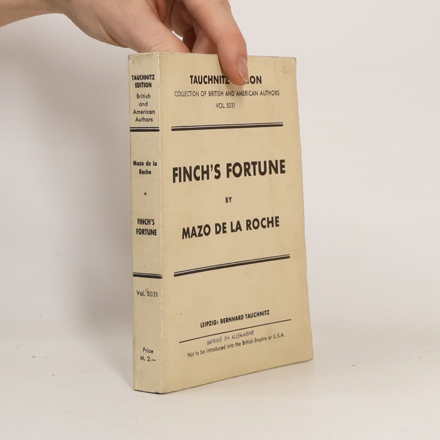 Mazo de la Roche Finch's Fortune