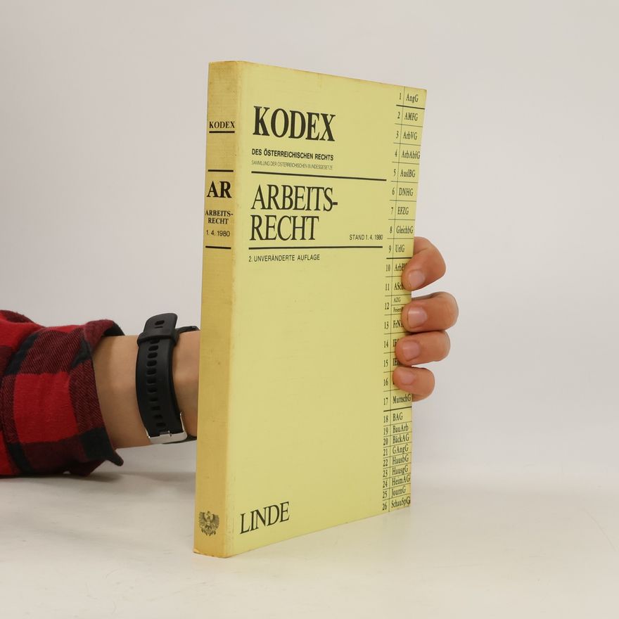 Autorenkollektiv Kodex des Arbeitsrechts - Stand 1.4. 1980 - 2. unveränderte Auflage