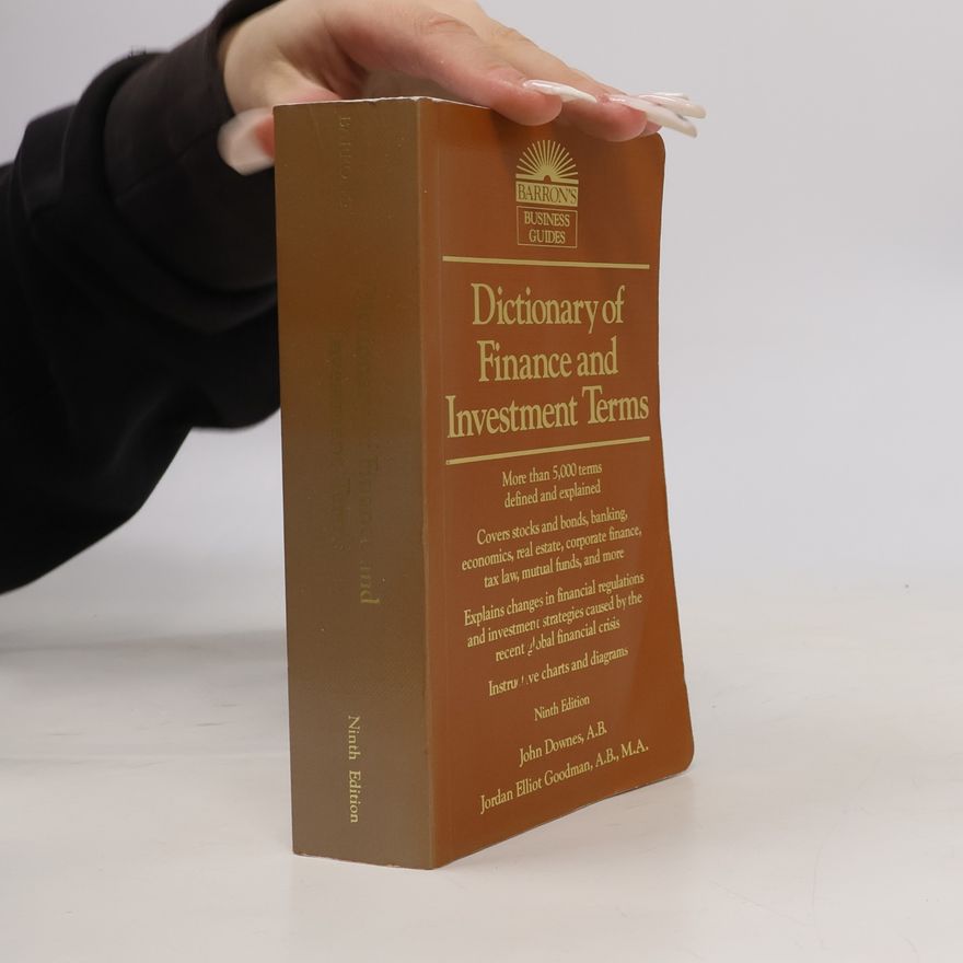 Jordan Elliot Goodman Barron's Dictionary of Finance and Investment Terms