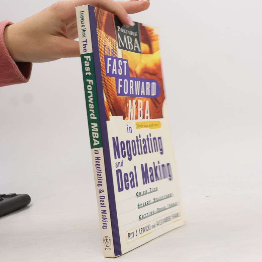 Alexander Hiam Portable MBA: The Fast Forward MBA in Negotiating and Deal Making