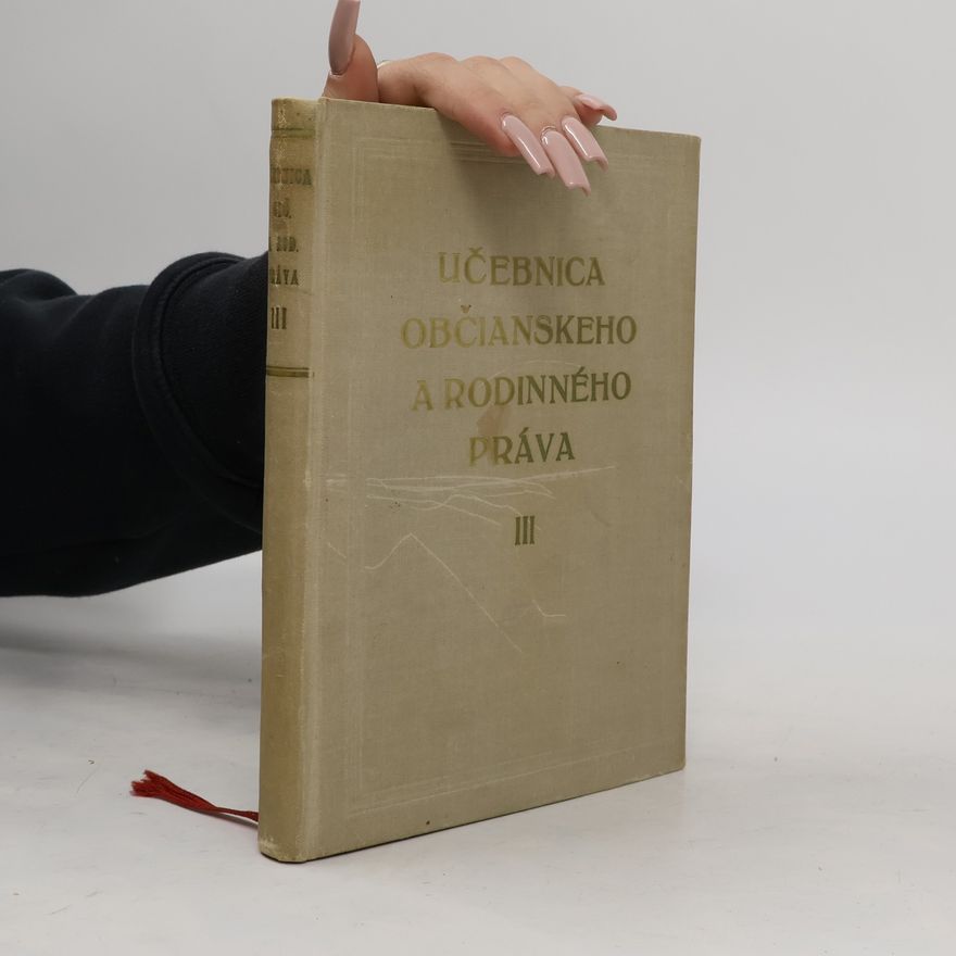 Kolektiv autorů Učebnica občianskeho a rodinného práva III
