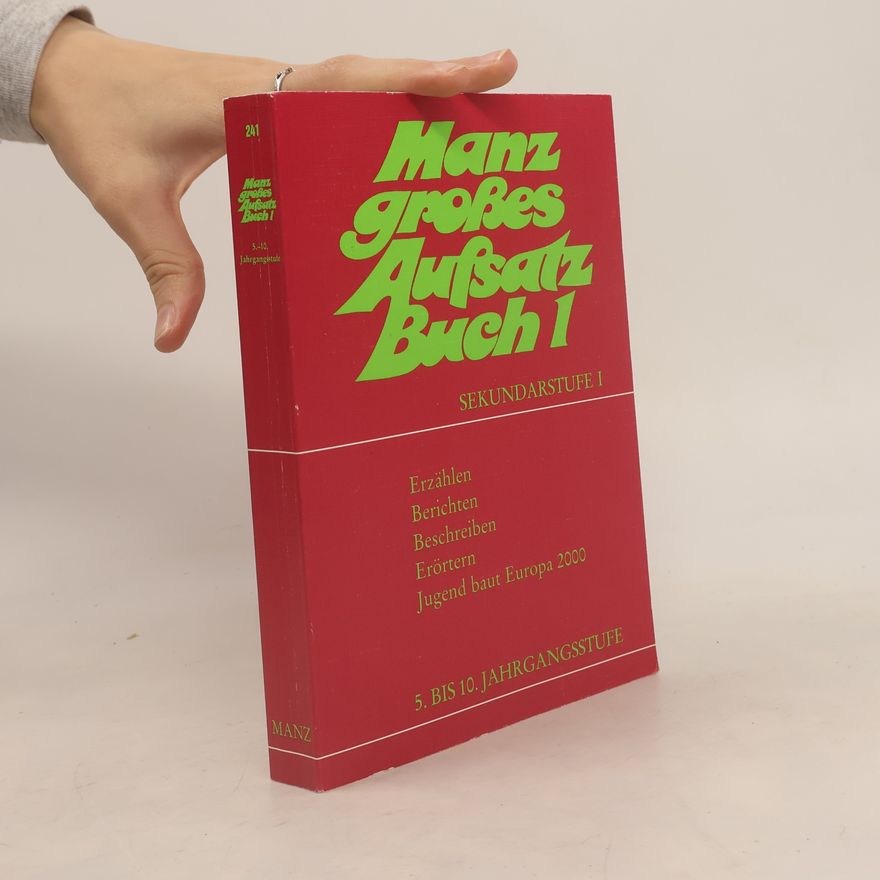 Autores varios Manz grosses Aufsatzbuch