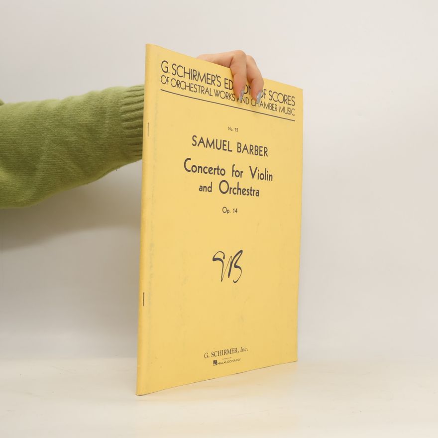 Barber Samuel Concerto for Violin and Orchestra