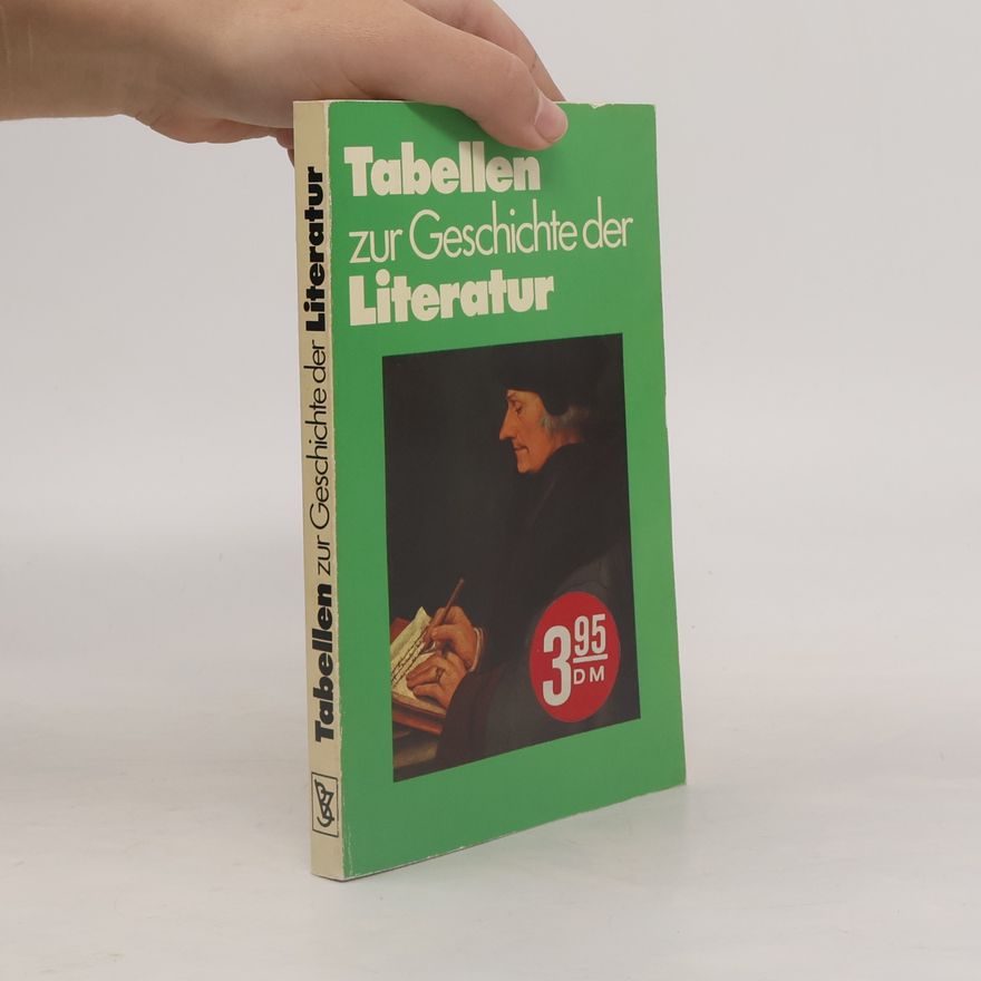 Kolektiv autorů Tabellen zur Geschichte der Literatur