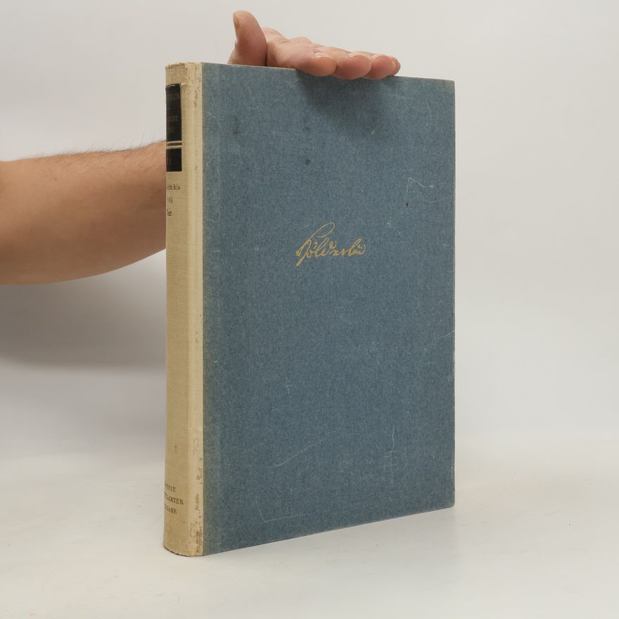 Friedrich Hölderlin Sämtliche Werke 1
