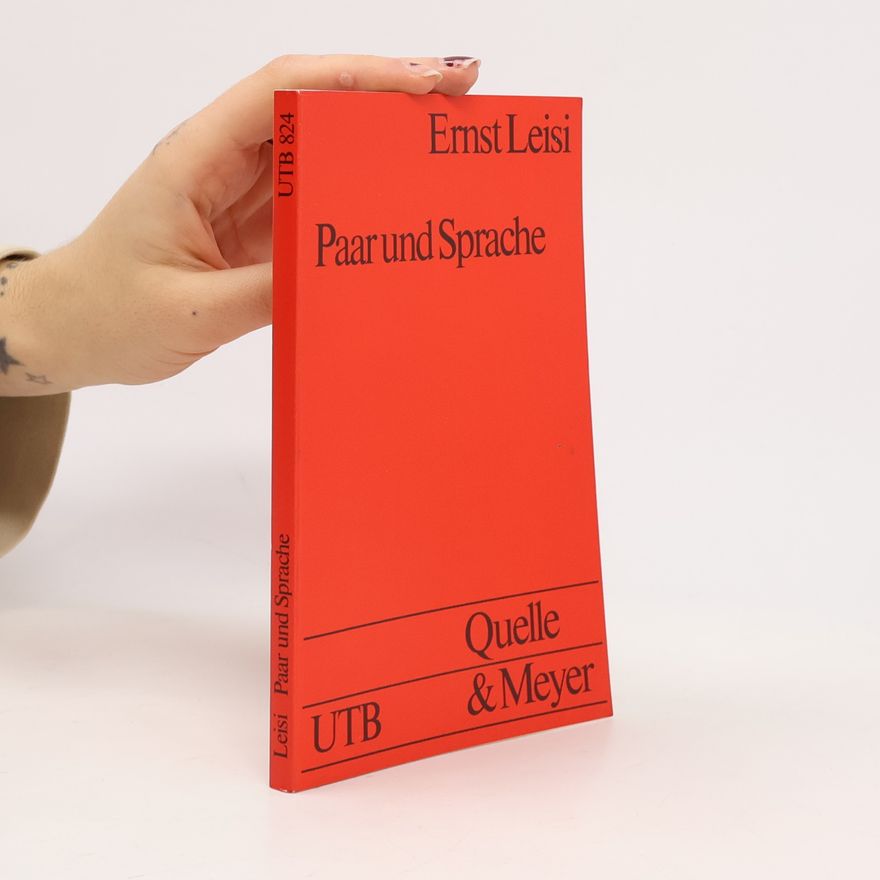 Ernst Leisi Paar und Sprache
