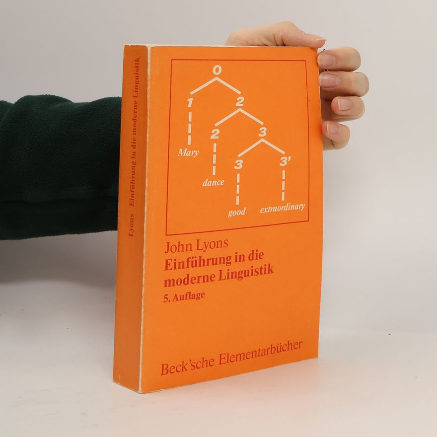 John Lyons Einführung in die moderne Linguistik