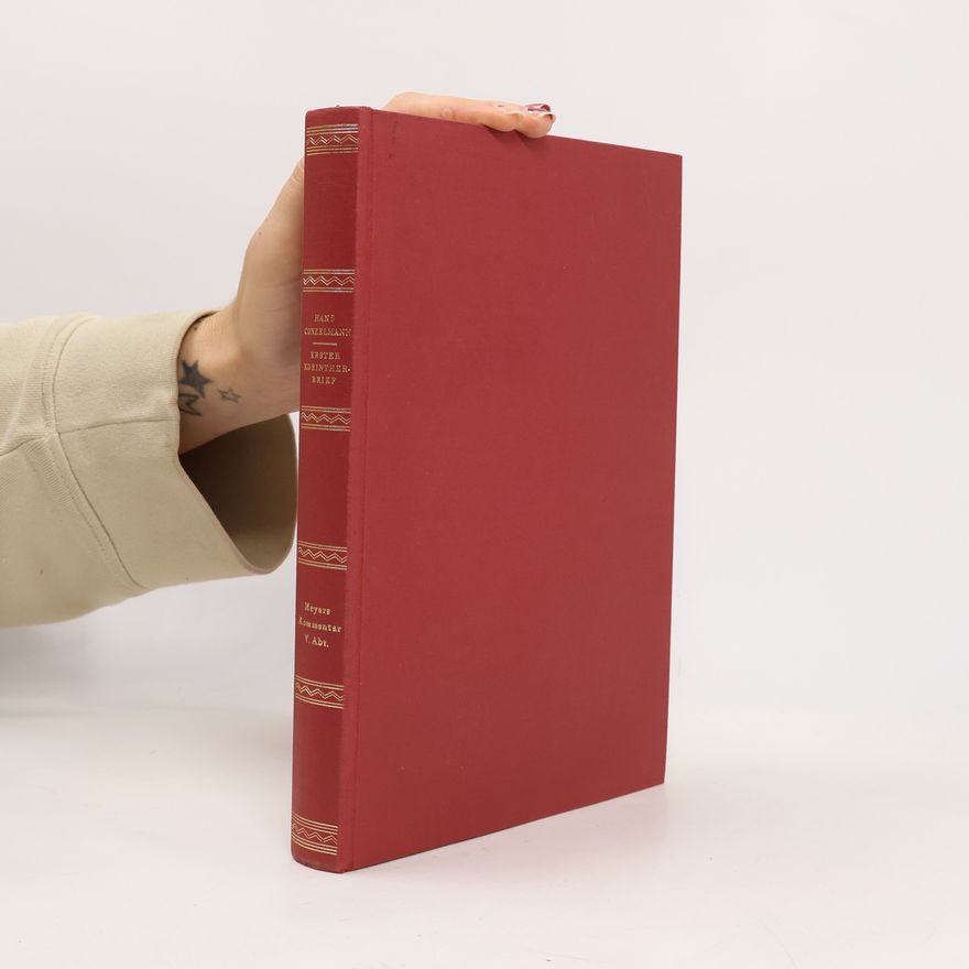 Hans Conzelmann Erster Korintherbrief 5