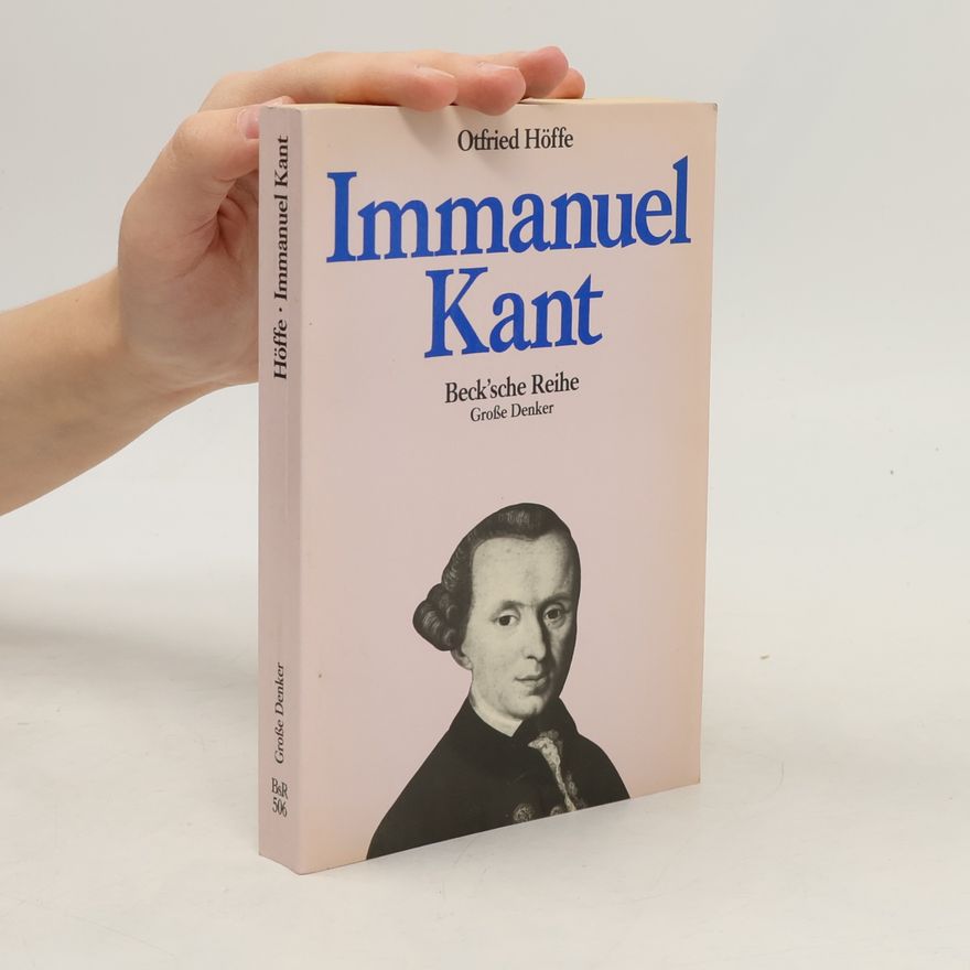 Otfried Höffe Immanuel Kant