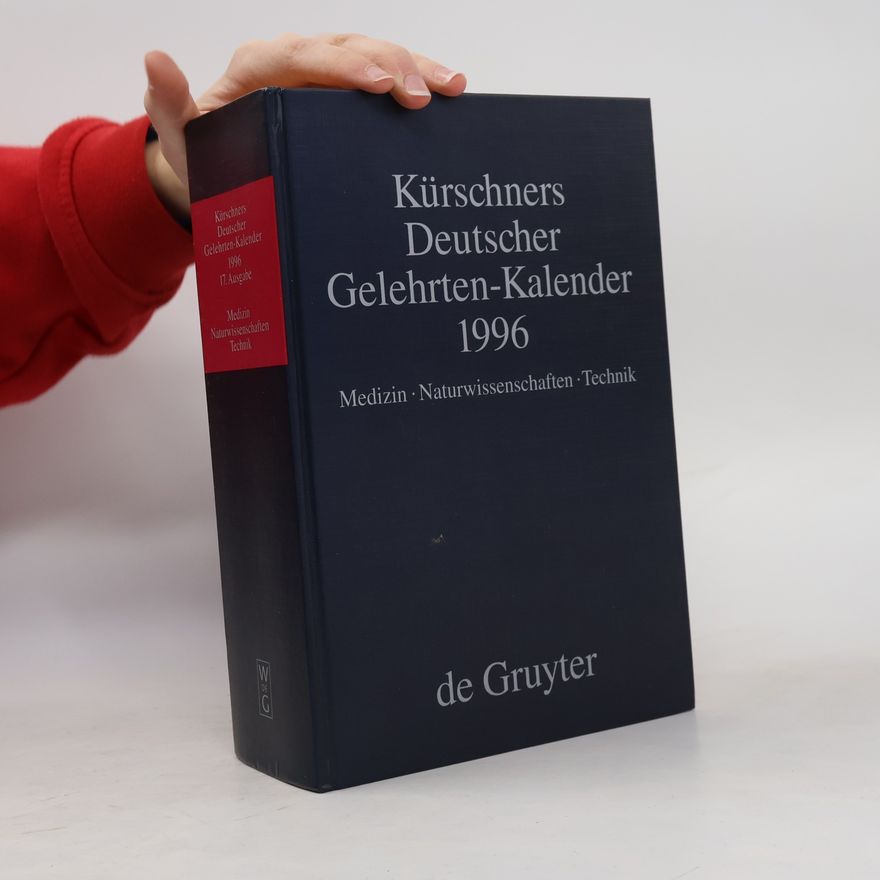 Editor Kürschners Deutscher Gelehrten-Kalender 1996