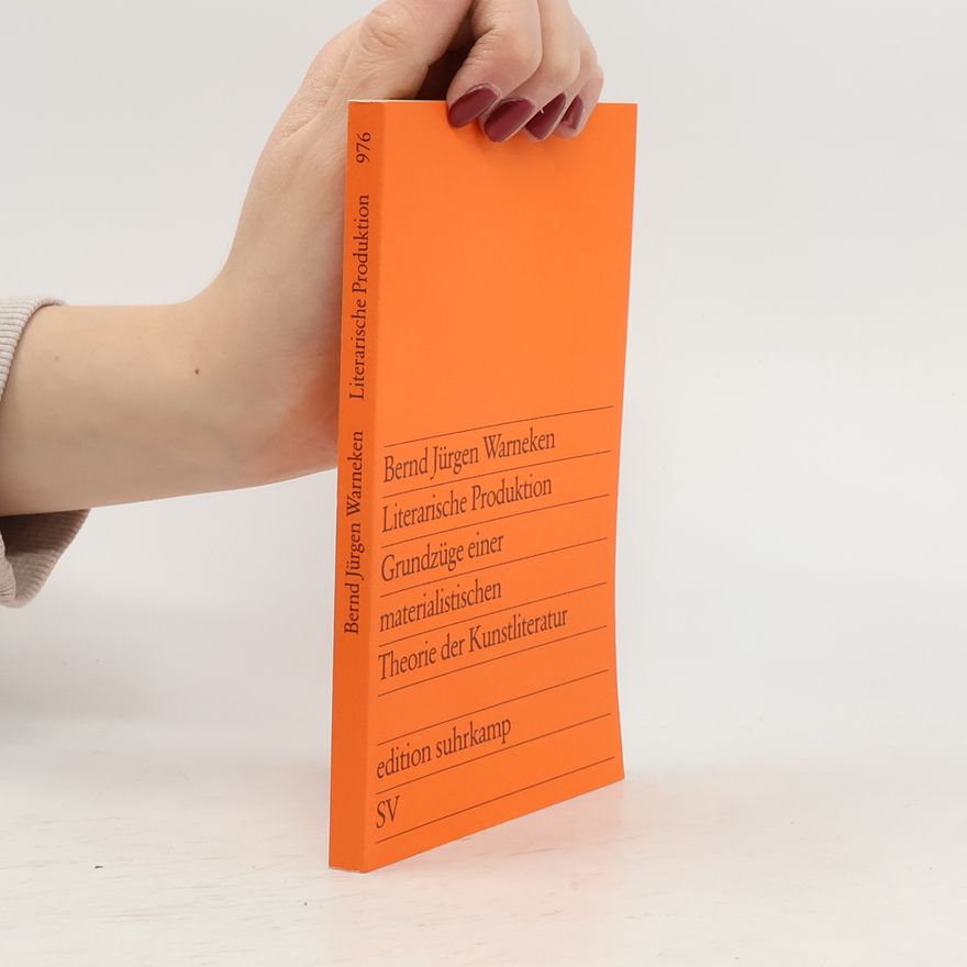 Bernd Jürgen Warneken Literarische Produktion