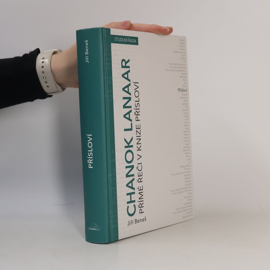 Jiří Beneš Chanok lanaar . Pímé řeči v knize Přísloví