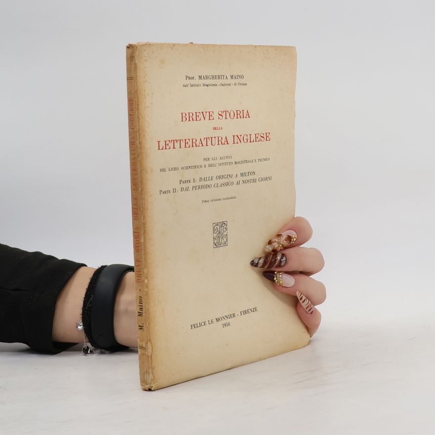 Margherita Maino Breve Storia della Letteratura Inglese